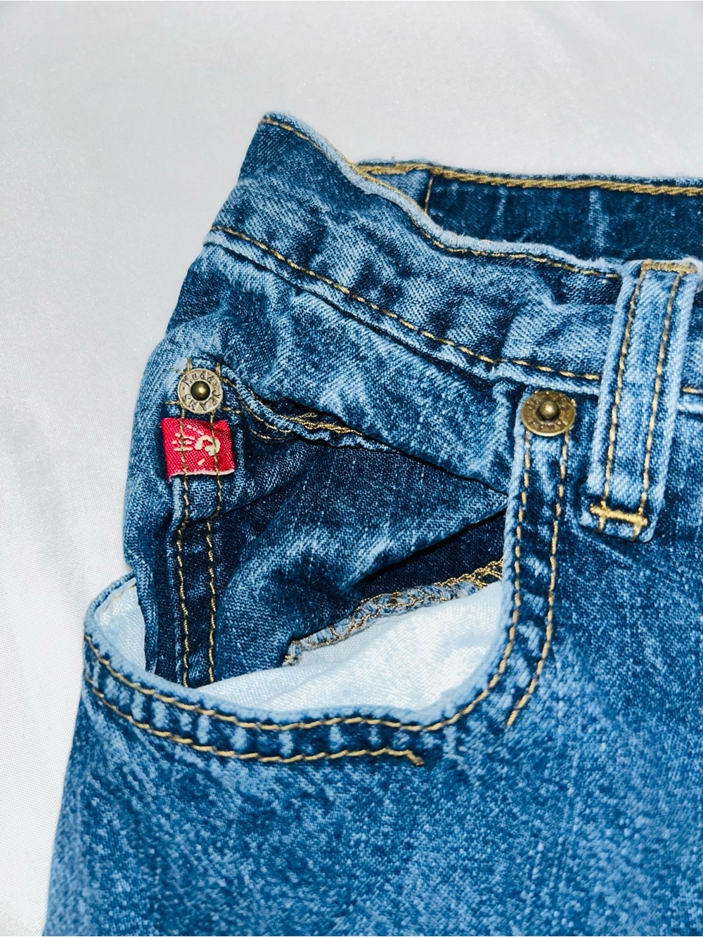 Vintage Y2K Mudd Cargo Flared Jeans 30 x 26 Medium Wash - Picture 3 of 9